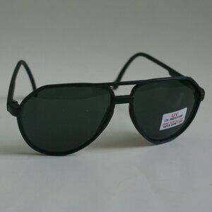 NWT True Vintage Sports Aviator w/Double Bridge frame dark smoke lens sunglasses